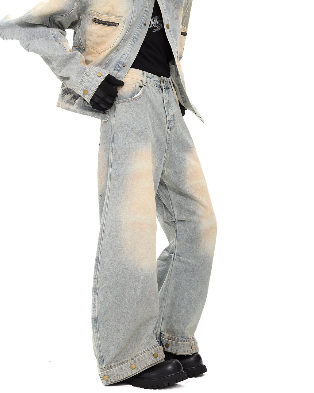 DECON VINTAGE WIDE JEANS