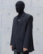 NICHE PADDED SHOULDER ZIP BLAZER