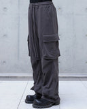 SPIKE DETAIL WIDE CARGO PANTS