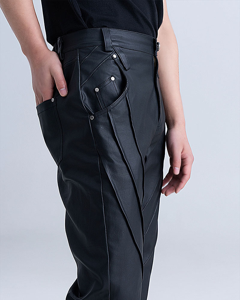 PANTALÓN DE CUERO PARA MOTOCICLISTA SSIN7 KNIGHT