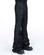 ZIPPER PARACHUTE FLARE PANTS