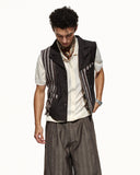 CHALECO DE TRAJE A RAYAS OPENFLY