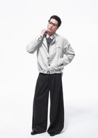 SCRIPT-X PLAID BELTED JACKET