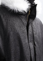 XCULTURE CROP FLEECE COAT