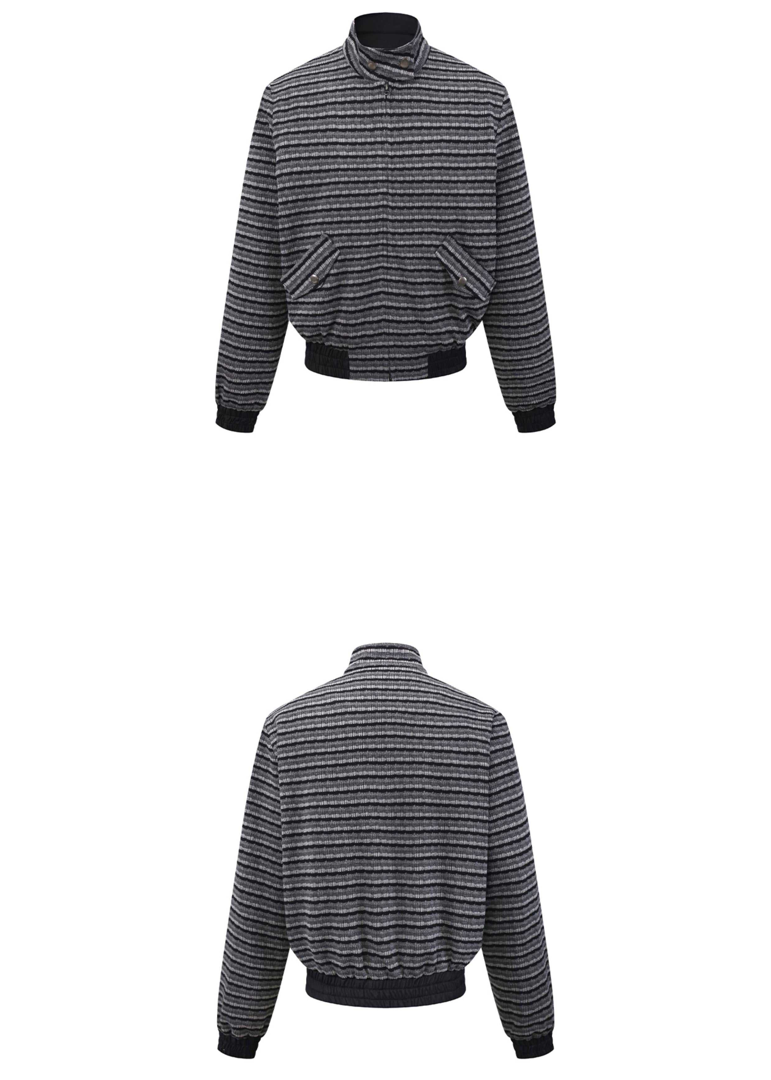 SCRIPT-X STRIPE BARN JACKET