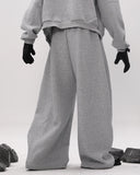 WIDE LEG ARC SWEAT PANTS
