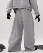 WIDE LEG ARC SWEAT PANTS