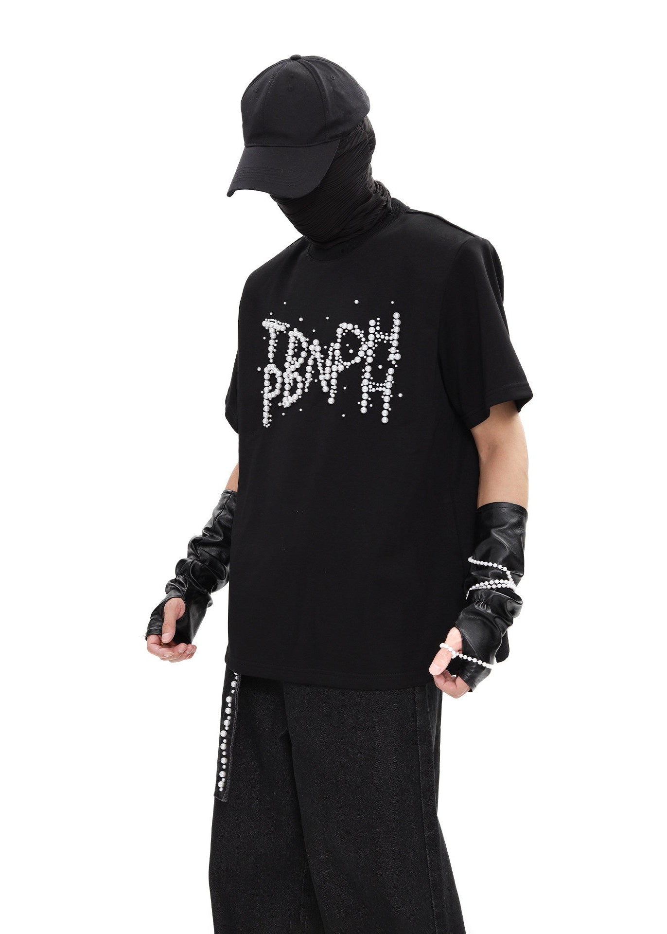 XCULTURE STUD SHOULDER TEE