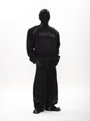 Sudadera con capucha MANSON AVANT-GARDE con cremallera y detalle de imperdible