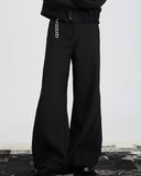 CURVED WIDE FIT PANTS