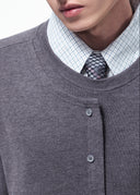 SCRIPT-X BUTTON LAYER SWEATER