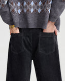 CORDUROY DYED CASUAL PANTS