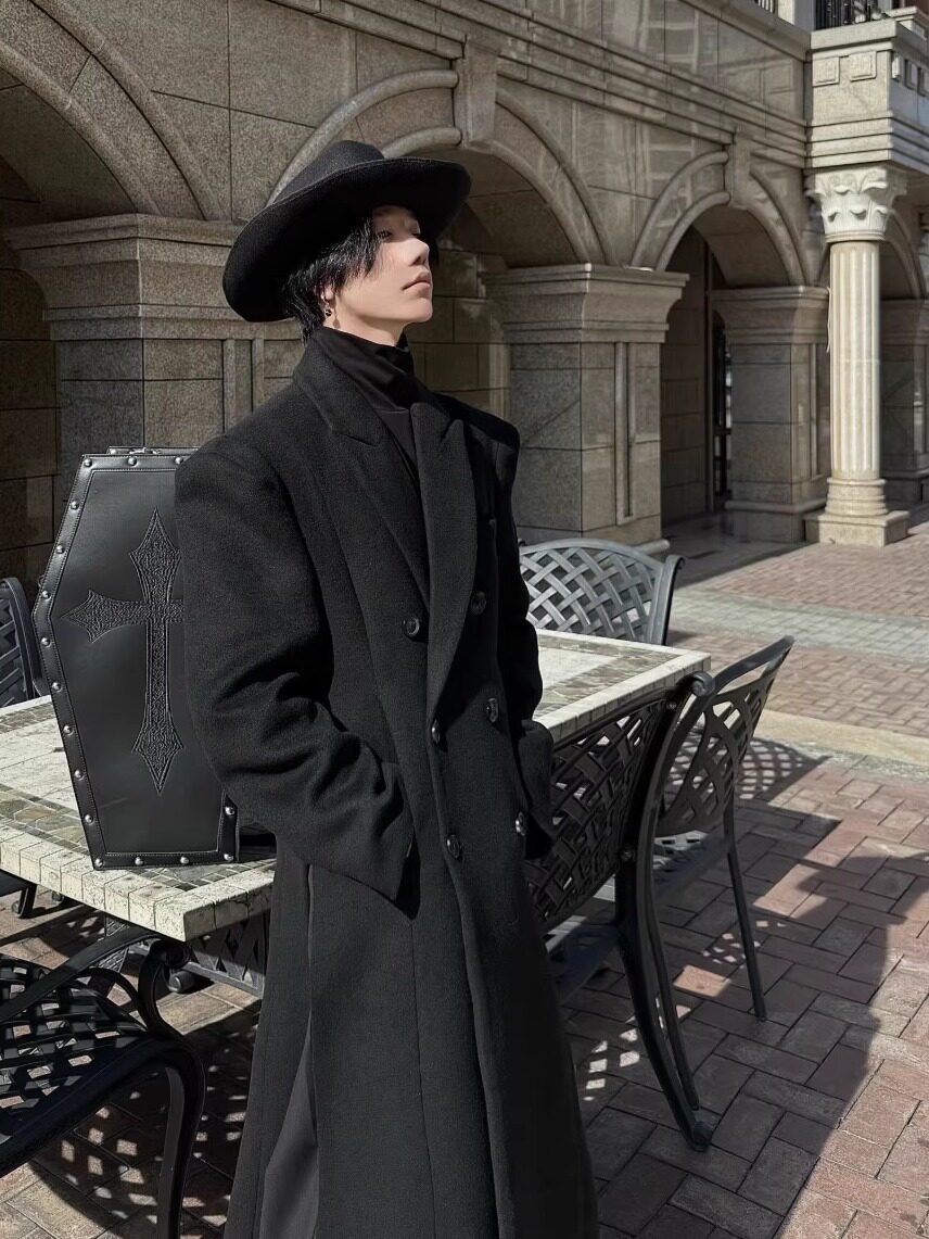 UNHOLY oversized long wool coat, additional product photograph 4 | OFFCULTURE®