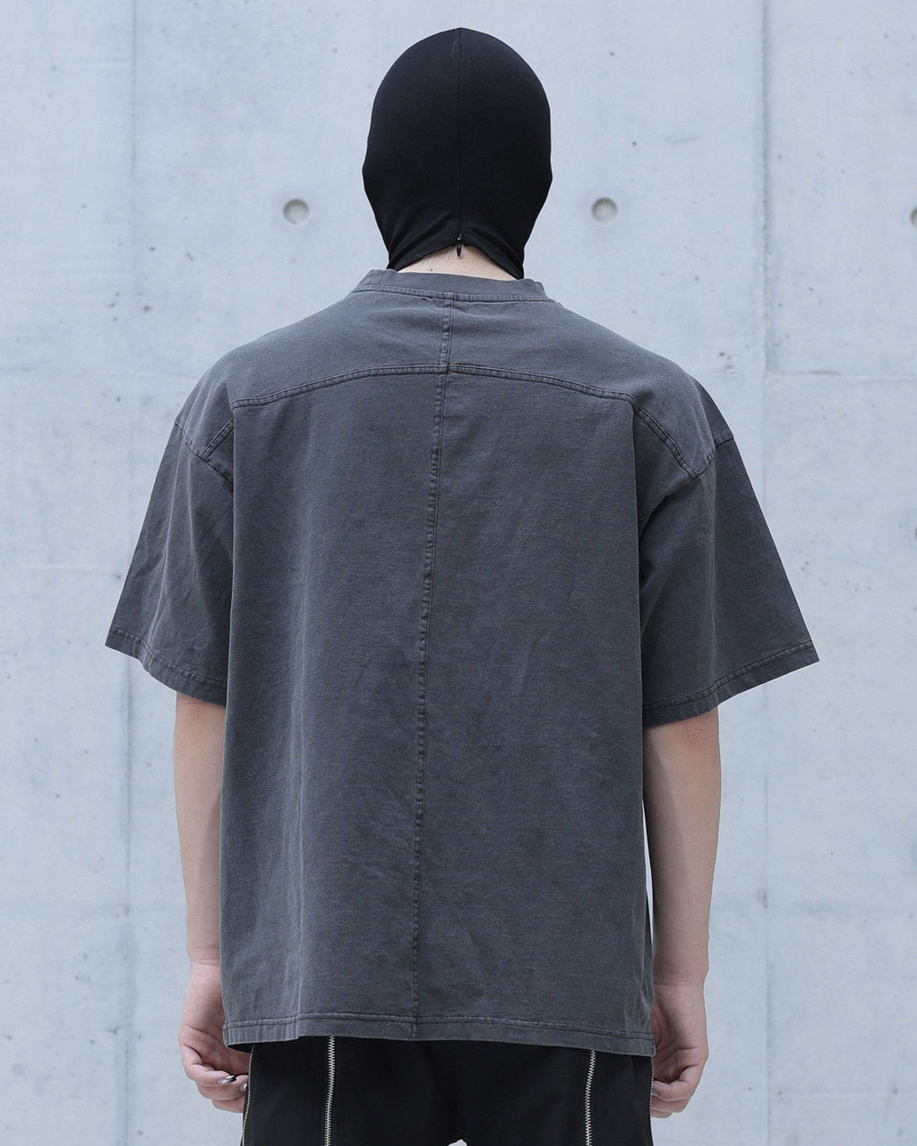 CROSS CUT HEAVY COTTON TEE