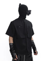 CAMISA MANSON OSCURA EN CAPAS