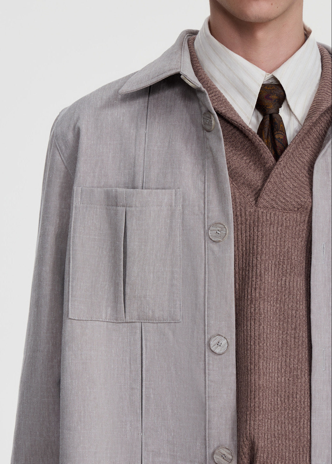 SCRIPT-X CARGO SHIRT JACKET
