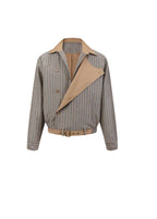 SCRIPT-X STRIPE RETRO JACKET