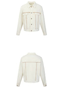 SCRIPT-X PATCH COLOR BLOCK JACKET
