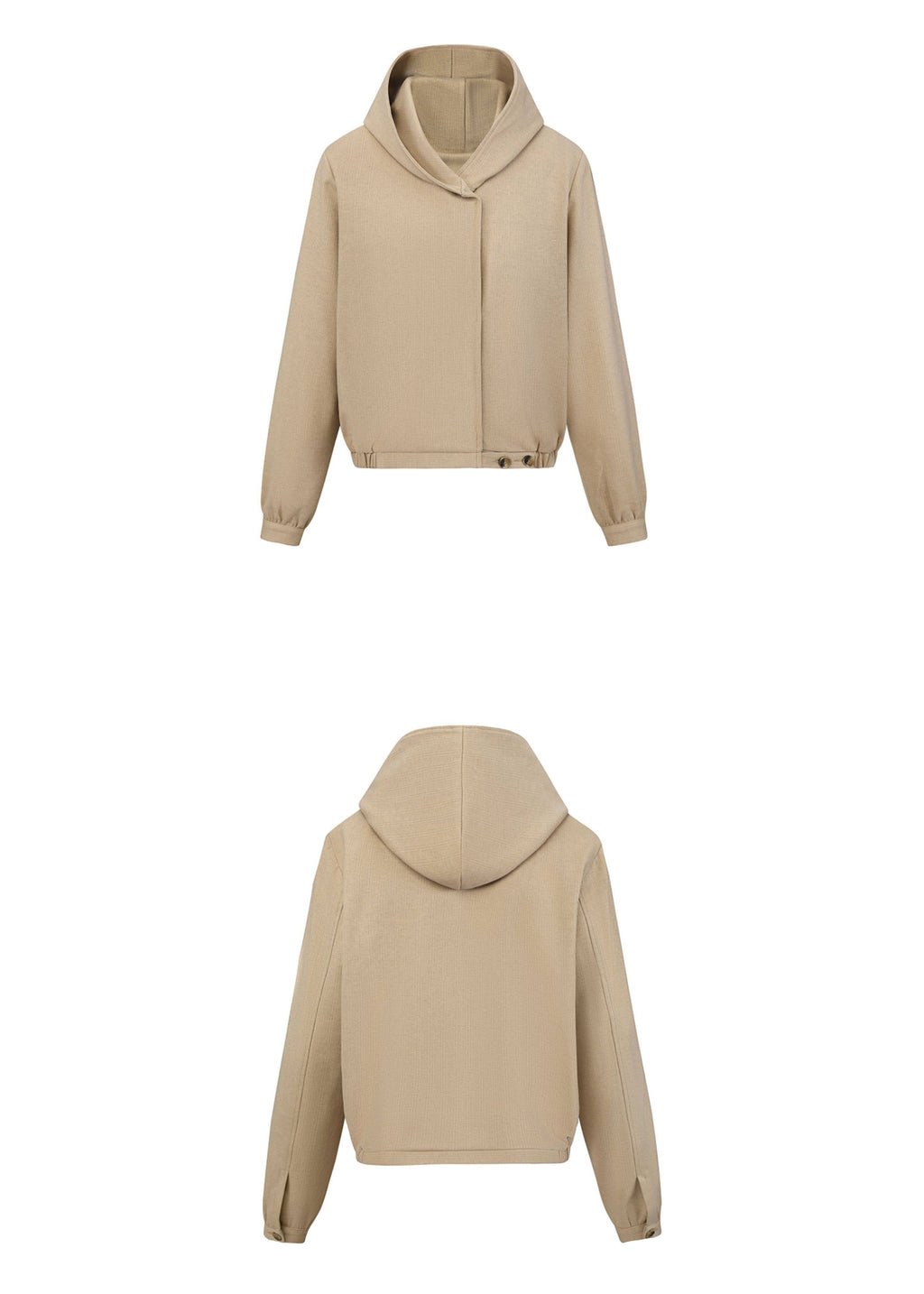 SCRIPT-X JACQUARD HOOD COAT
