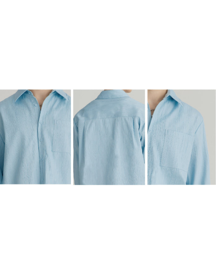 X EQUATION TEXTURED SHIRT