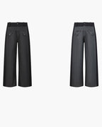 WOOL DECON STRUCTED PANTS