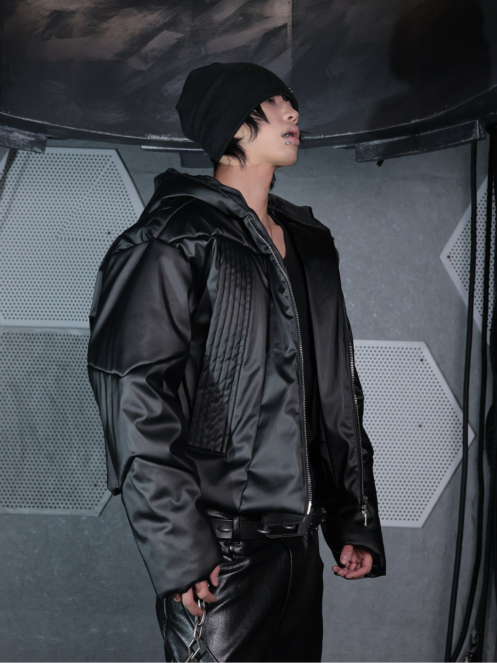 OFF/SC NIGHT ILLUSION ARMOR TEXTURE HOODIE