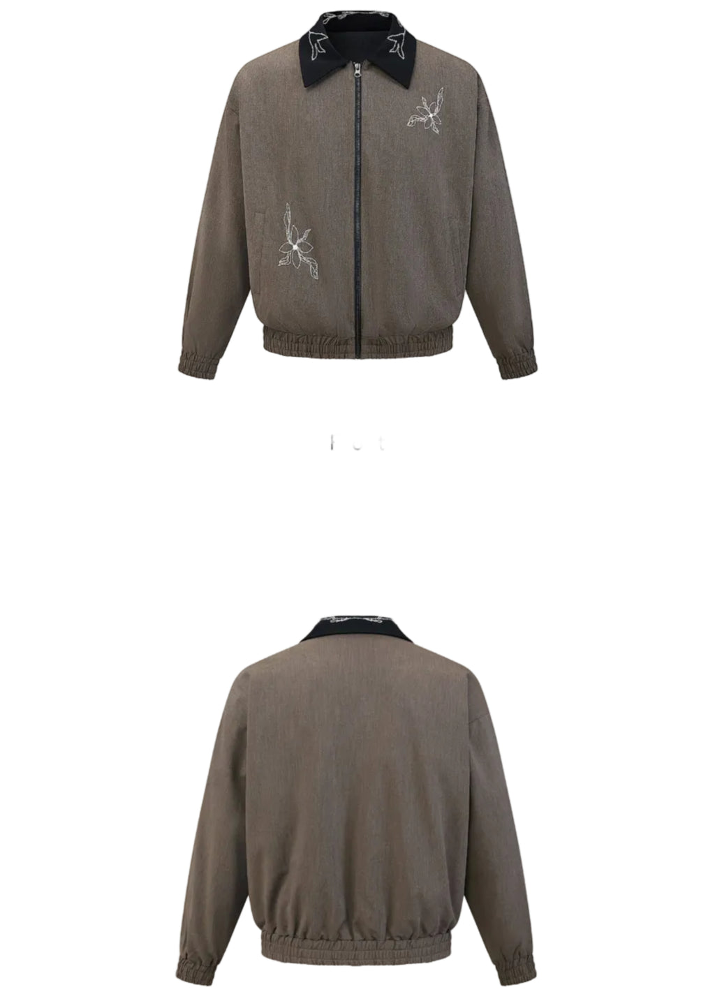 SCRIPT-X BEAD WOOL JACKET