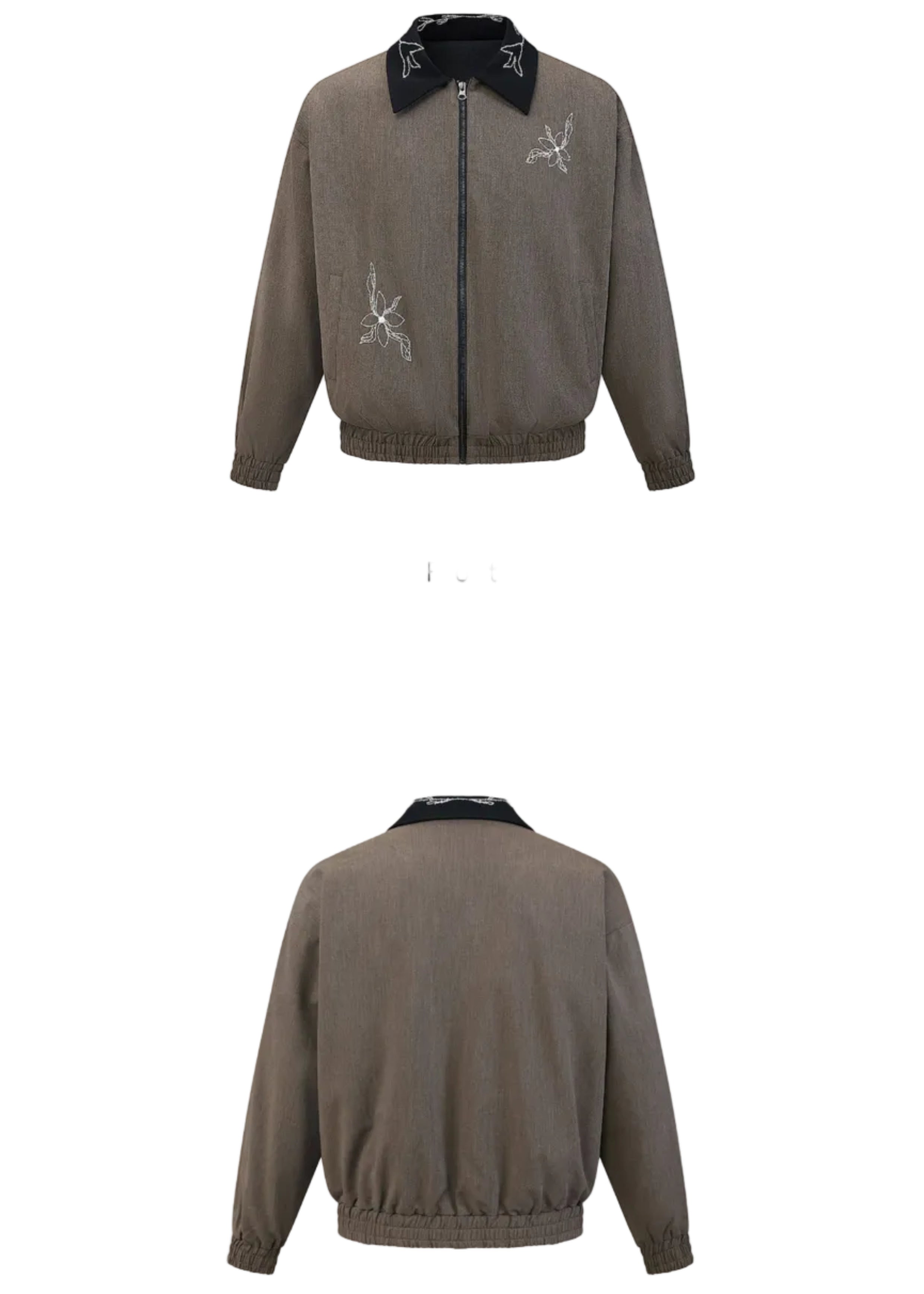 SCRIPT-X BEAD WOOL JACKET