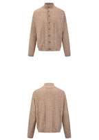 SCRIPT-X CABLE WOOL SWEATER