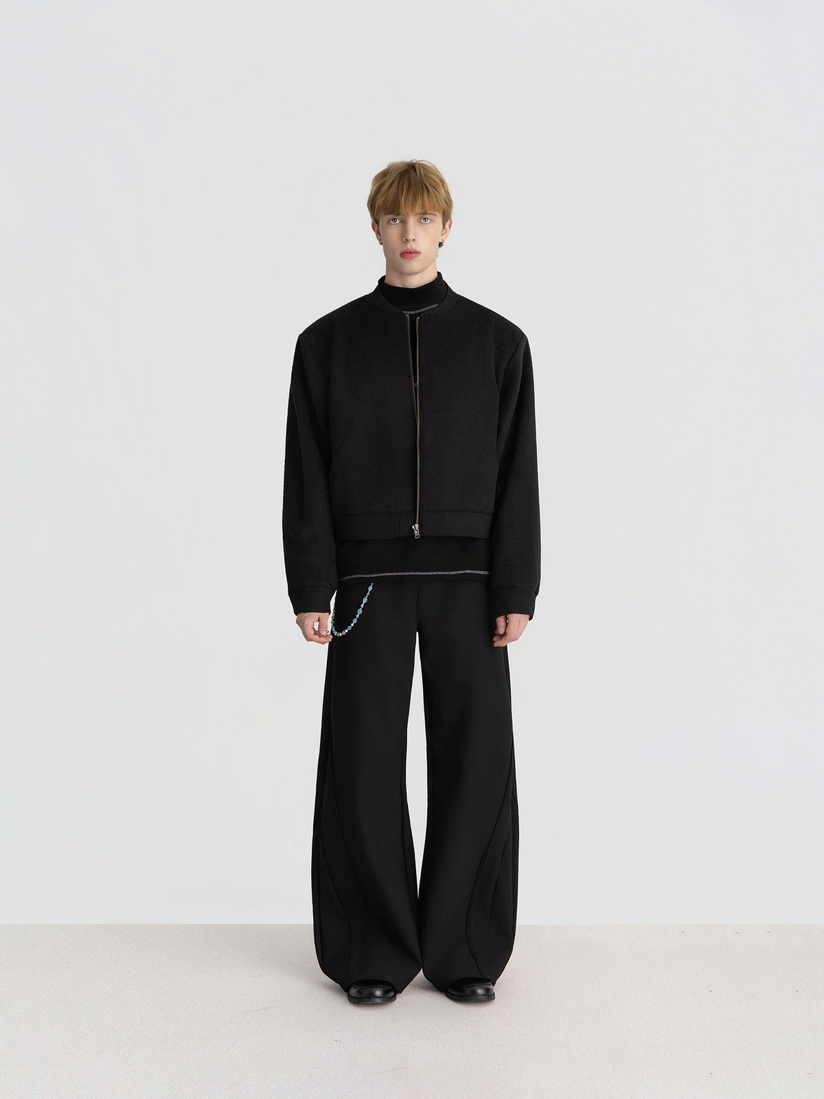 OFFFORM WOOL BOMBER JACKET