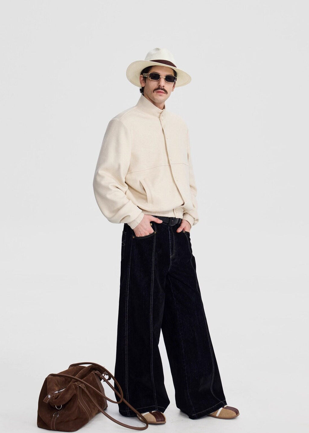 SCRIPT-X STAND COLLAR JACKET