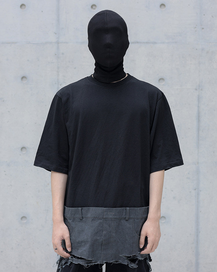 DECONSTRUCTED SPLICED DISTRESSED TEE