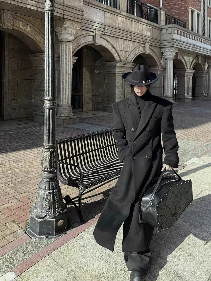 UNHOLY oversized long wool coat, additional product photograph 3 | OFFCULTURE®
