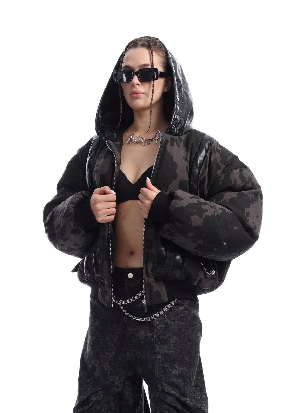 XCULTURE CAMO PILOT HOOD JACKET