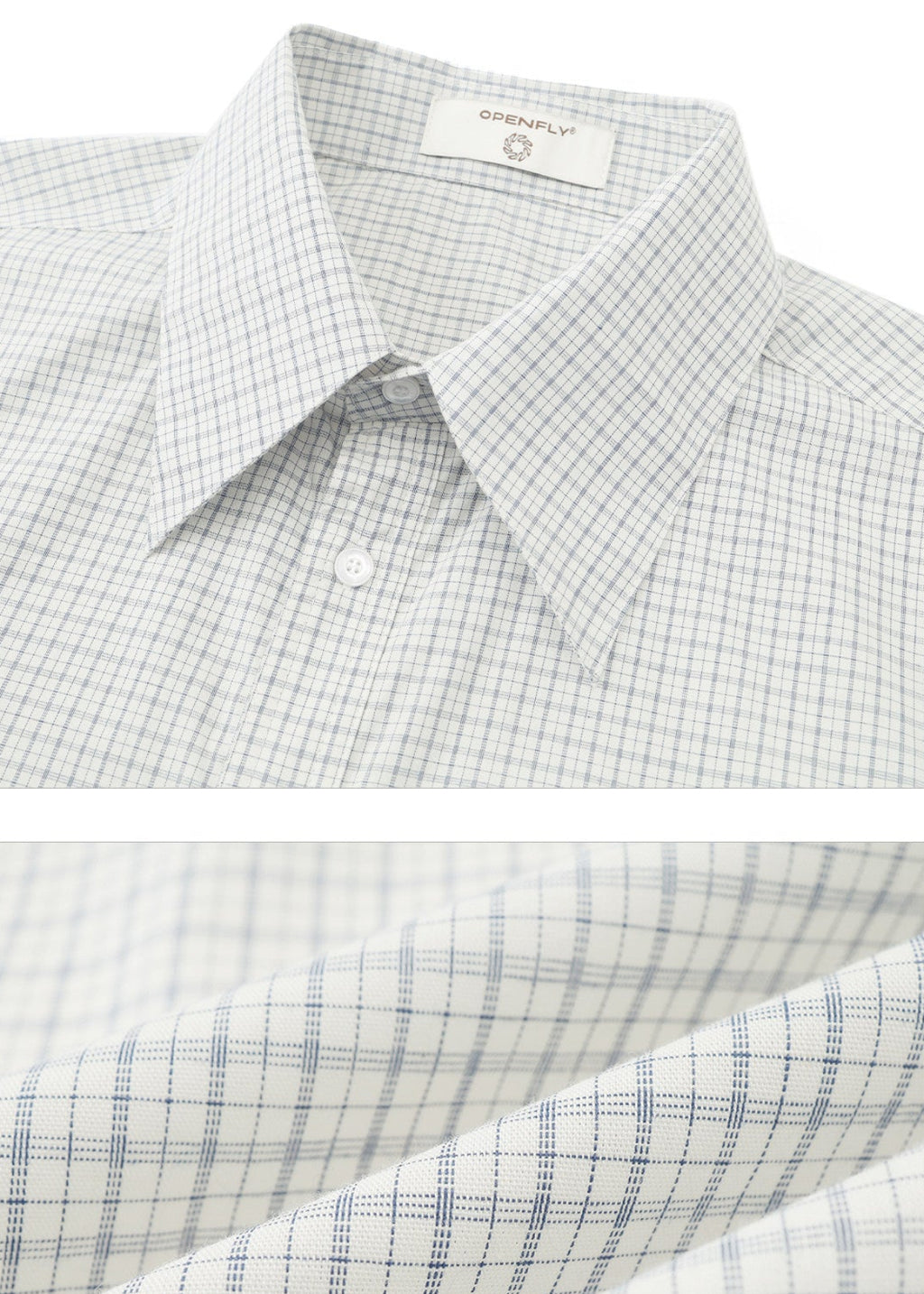 SCRIPT-X TWO-TONE PLAID SHIRT