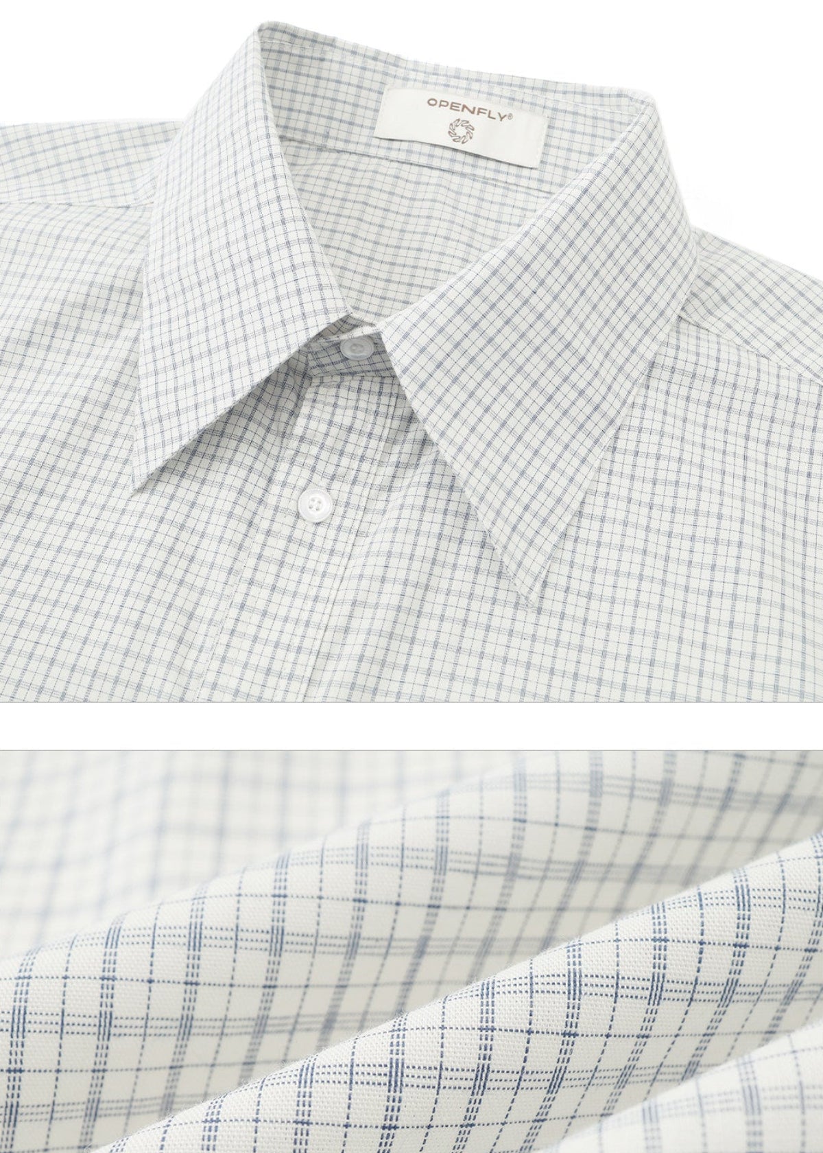 SCRIPT-X TWO-TONE PLAID SHIRT