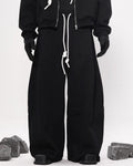 WIDE LEG ARC SWEAT PANTS