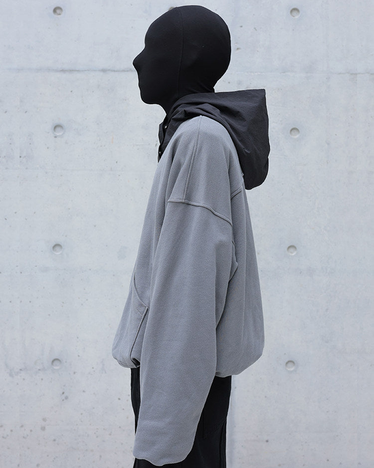 SPLICED HOODIE NICHE VIBE STYLE
