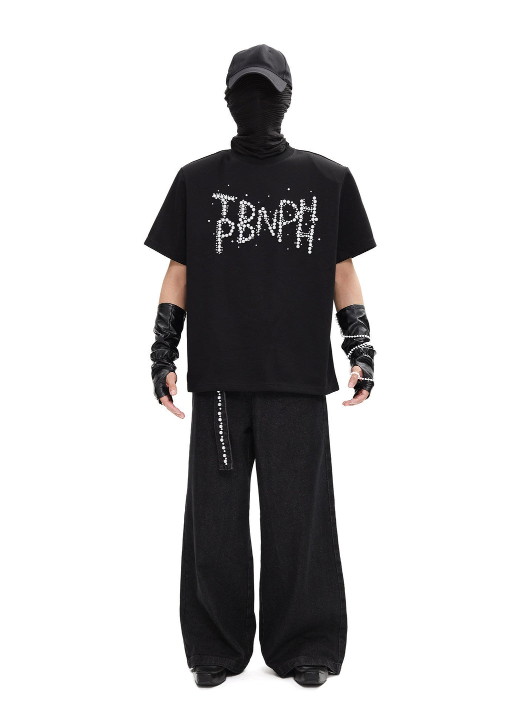 XCULTURE STUD SHOULDER TEE