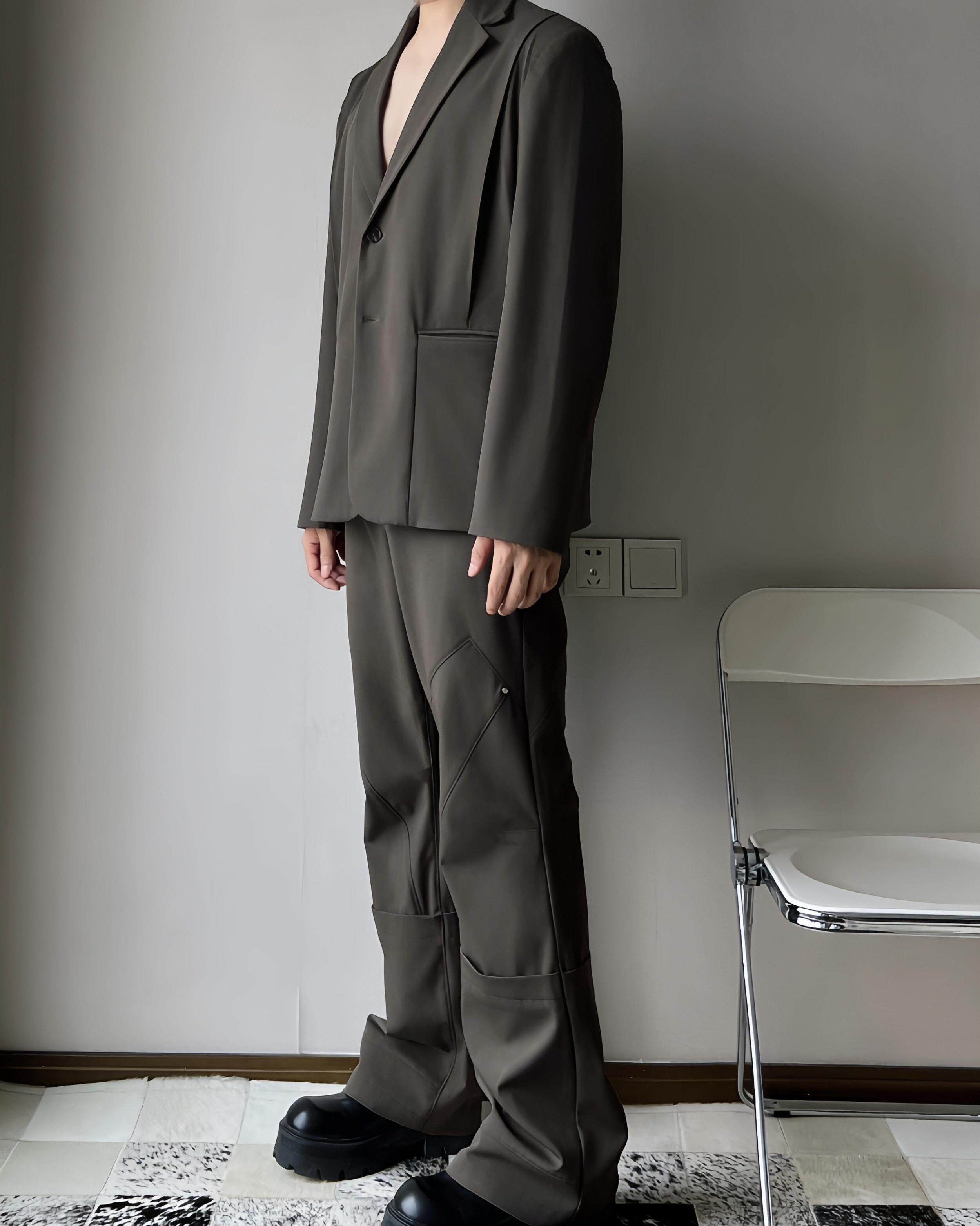XEQUATION PADDED DECONSTRUCTED BLAZER