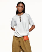 SCRIPT-X HENLEY POLO TEE