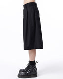 ASYMMETRIC BUTTON WIDE SHORTS
