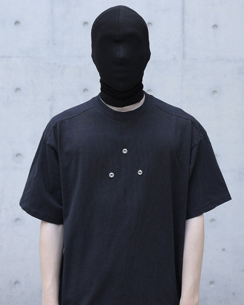 CROSS CUT HEAVY COTTON TEE