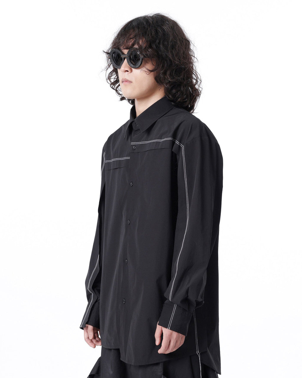 ASYMMETRIC DECONSTRUCTED SHIRT