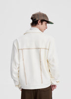 SCRIPT-X PATCH COLOR BLOCK JACKET