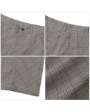 PLAID WIDE LEG TROUSERS