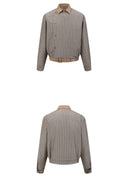 CHAQUETA RETRO OPENFLY A RAYAS