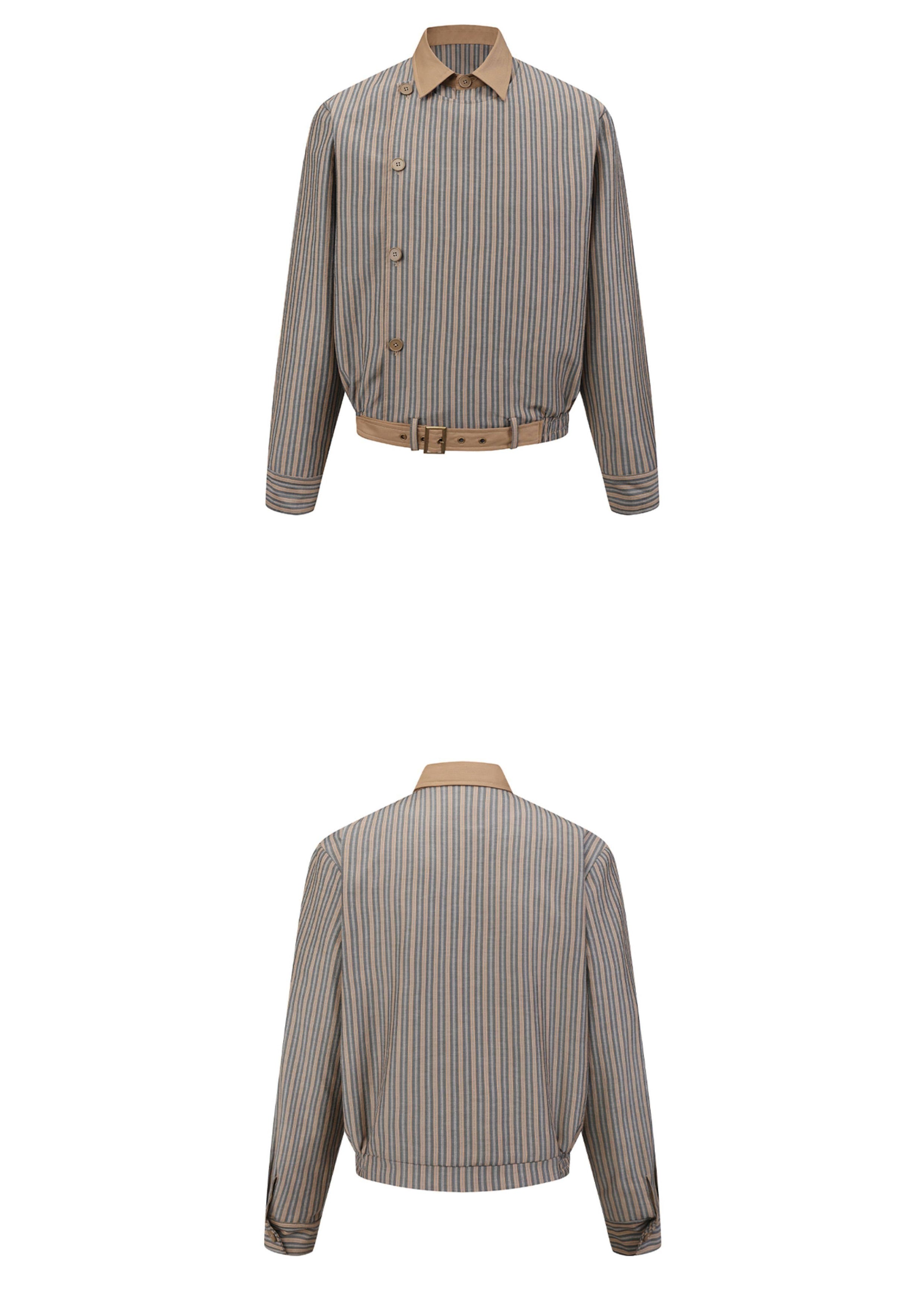 SCRIPT-X STRIPE RETRO JACKET