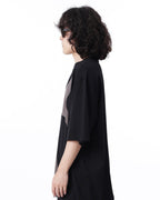 COLOR BLOCK SPLICED SHORT SLEEVE TEE