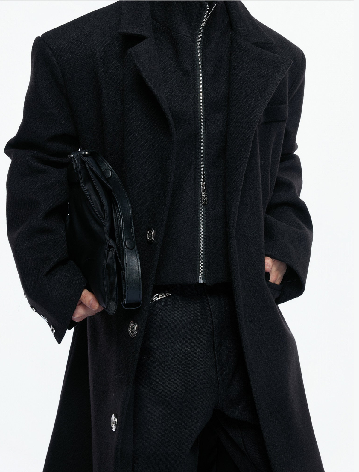 HALCYON LAYERED LONG COAT